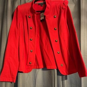 Military style knit Tommy Hilfiger blazer with bronze buttons Size L
